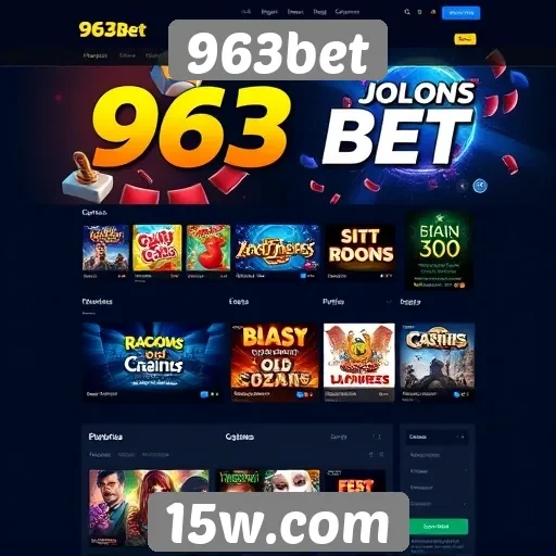 Experiência do usuário no design do site 963bet